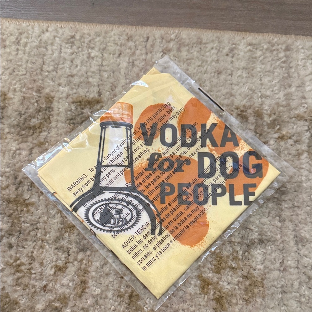 NEW Tito’s Vodka Human or Dog Bandana Scarf - Vodka for Dog People